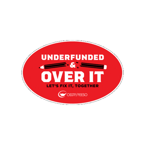 OSSTF/FEESO Sticker