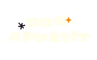 Bon Appetit Meal Sticker