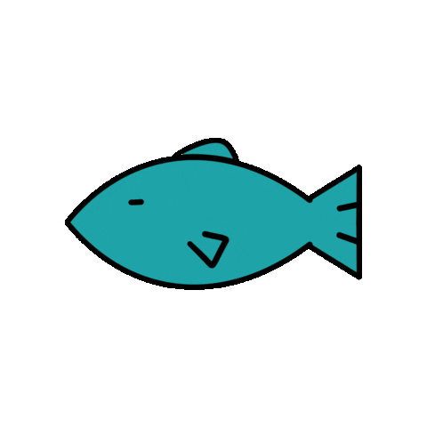Fish Sticker by Pionicon Studios