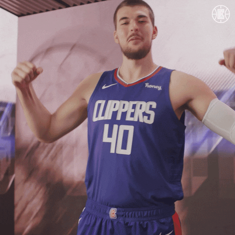 Ivica Zubac Basketball GIF by LA Clippers