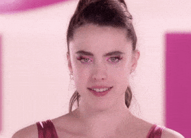 Margaret Qualley Kiss GIF