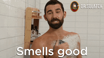Shower Smells Good GIF by DrSquatchSoapCo