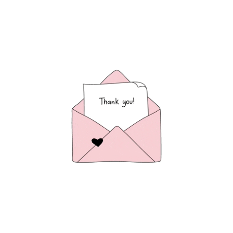 HappyCrafting post thank you envelop happy crafting GIF