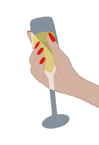 Party Glas Sticker