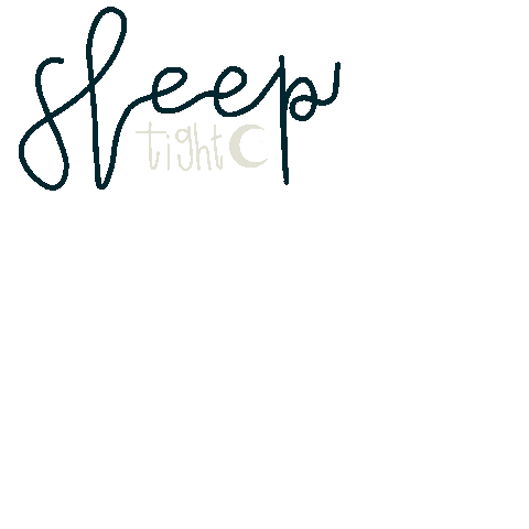 Sleep Tight Moon Sticker by gunamuna