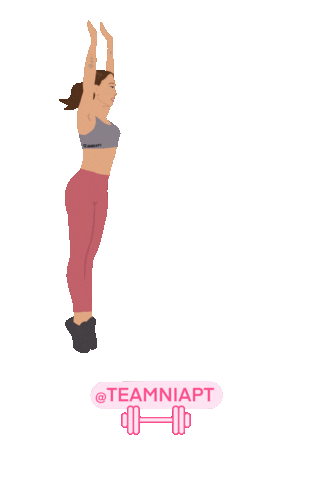 Home Workout Sticker by Team Nia PT