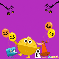 Trick Or Treat Halloween Party GIF by SKIDOS