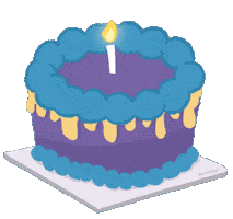 Greeting Happy Birthday Sticker