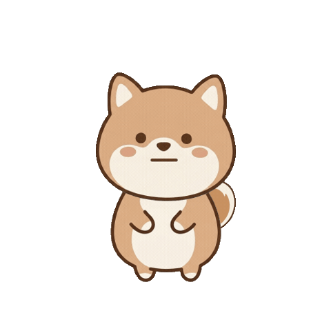Shiba Inu Dog Sticker by Shibakatsu しばかつ