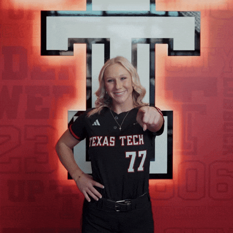 Timber Hensley GIF by Texas Tech Softball