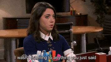 not listening parks and recreation GIF