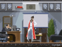 Sitting Video Game GIF by CAPCOM
