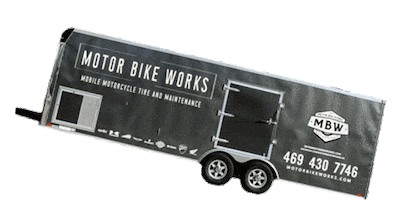Motor Bike Works Sticker