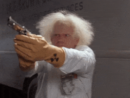 Uh Oh Gun GIF by Back to the Future Trilogy