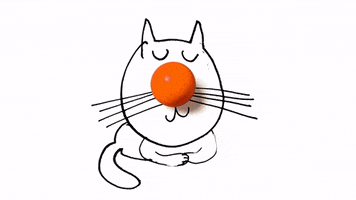 cat drawing GIF by Serge Bloch