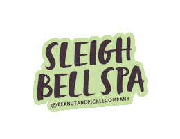 Sleigh Bells Christmas Sticker by Peanut and Pickle