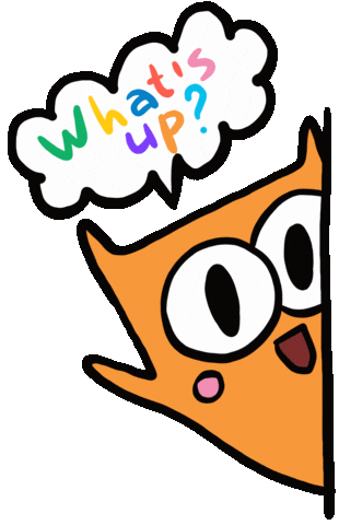 Whats Up Hello Sticker