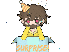 Celebrating Happy Birthday Sticker