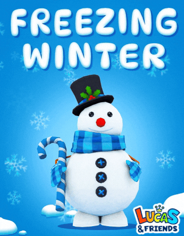 Christmas Time Snow GIF by Lucas and Friends by RV AppStudios by rvappstudios