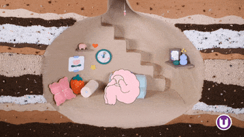 Tired Stop Motion GIF by School of Computing, Engineering and Digital Technologies