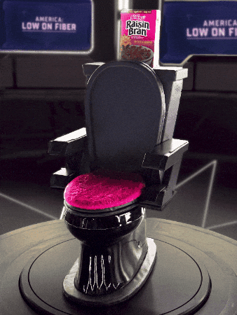 Throne Toilet GIF by Kellogg's