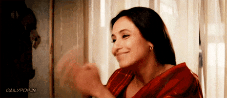 Reaction Rani Mukherjee animated GIF
