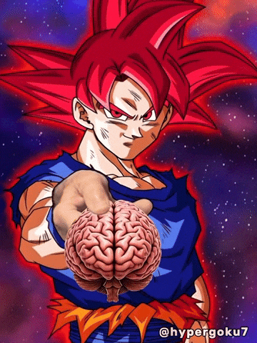 Dragon Ball Brain GIF