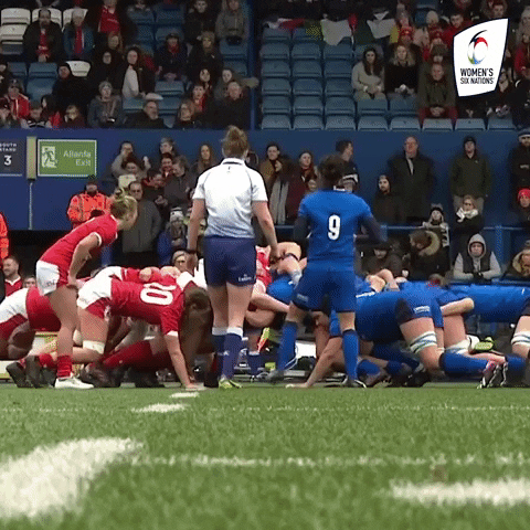 Womens Rugby Power GIF by Women's Six Nations