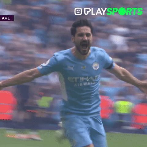 Happy Manchester City GIF by Play Sports