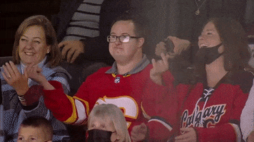 Happy Dance GIF by Calgary Flames