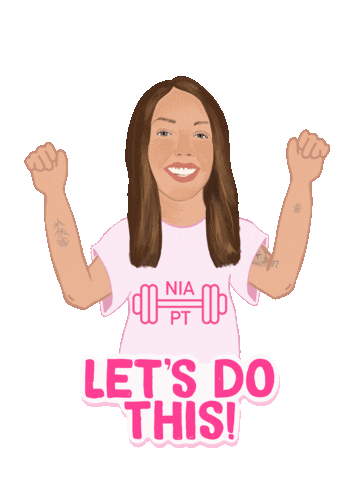 Home Workout Sticker by Team Nia PT