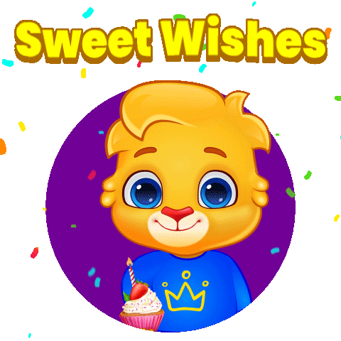 Happy Birthday Sticker by Lucas and Friends by RV AppStudios