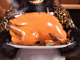 Happy Dinner GIF by GIPHY Studios 2022