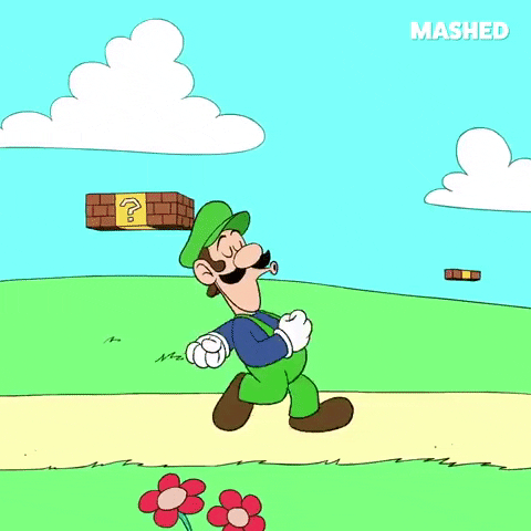 Happy Super Mario GIF by Mashed