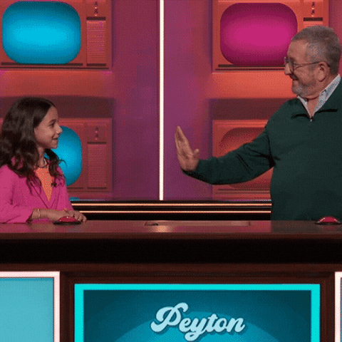 High Five Lets Go GIF by ABC Network