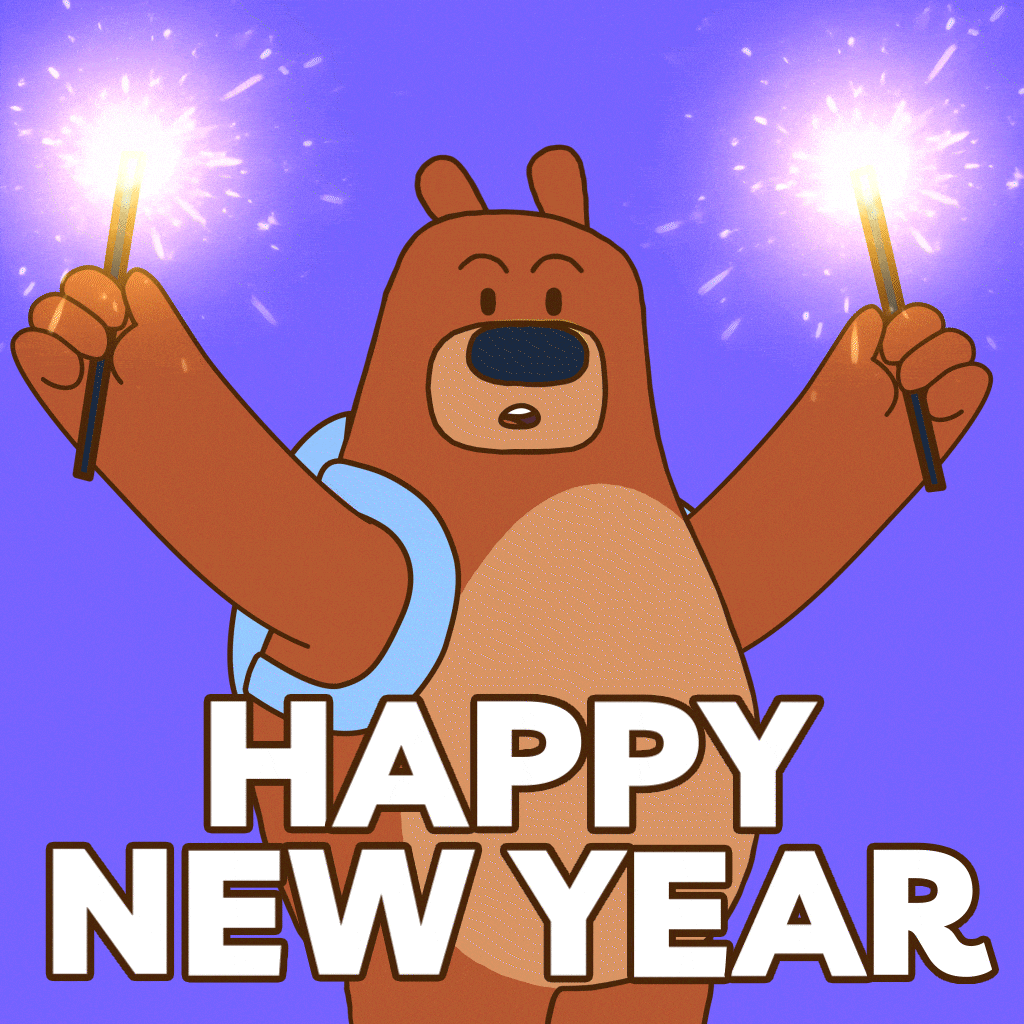 Happy New Year Bjorn GIF by My Neighbor Alice