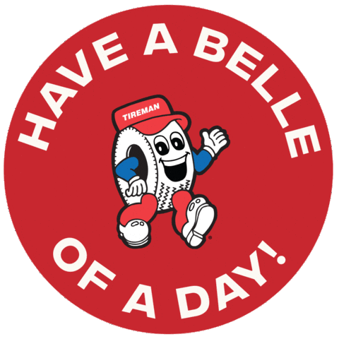 Tireman Sticker by Belle Tire