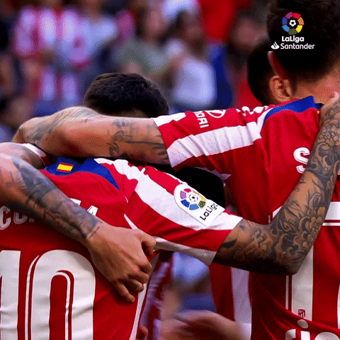 Group Hug Football GIF by Atlético de Madrid