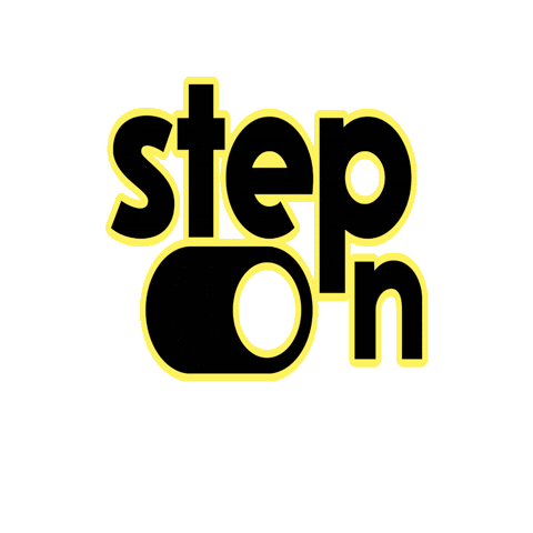Happy Step Sticker by GatoGoldo Marketing