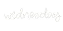 Lettering Wednesday Sticker