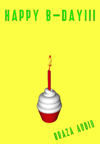 Happy Birthday GIF by brazaaudio
