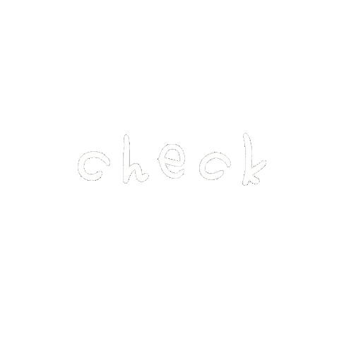 Check Handwriting Sticker