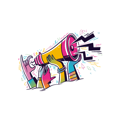 Klappe auf! Sticker