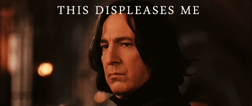disappointed harry potter GIF