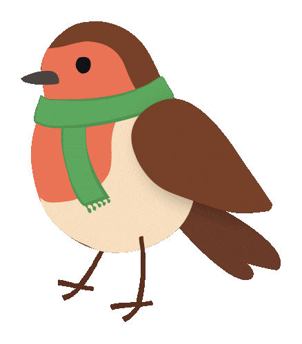 Christmas Robin Sticker by Start-Rite Shoes