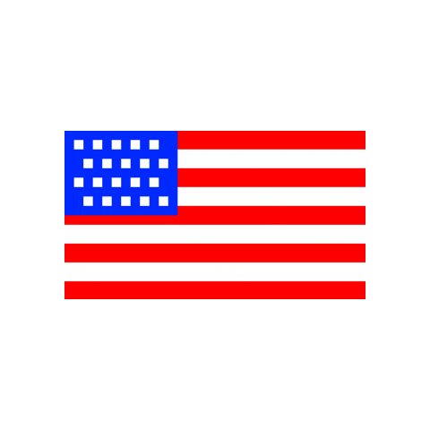 American Usa Sticker by R74n