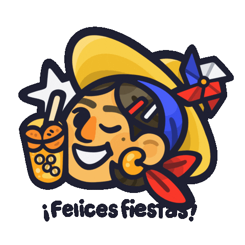 Chile Septiembre Sticker by Vale Clave