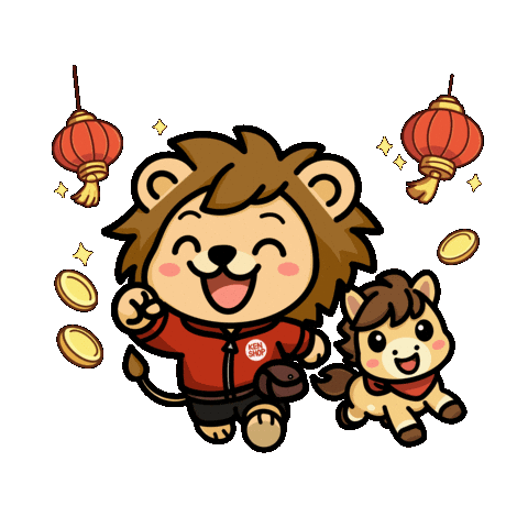 Horse Lion Sticker by KenShop SG