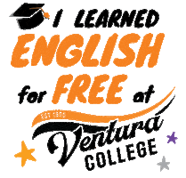Celebrate English As A Second Language Sticker by Ventura College Official