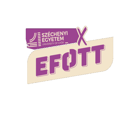 Efott Sticker by University of Győr